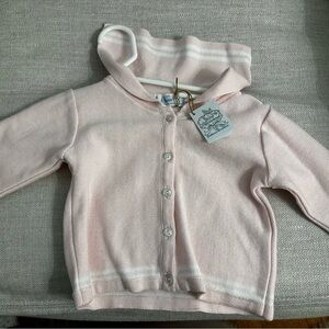 Kids Pink Hoodie Cardigan Feltman Brothers 9mo